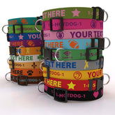 Personalized Solid Colored Side Release Collar